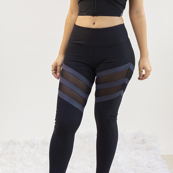 Licra deportiva negro